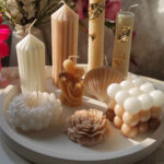 ست شمع کرم سفید