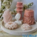 ست شمع کالباسی سفید